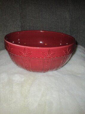 Vintage Signature Housewares Sorrento Ruby Mixing Serving Bowl 8”